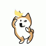 闪亮 doge 跳舞 GIF 动图表情包