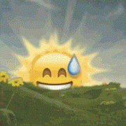小黄脸 emoji 太阳升起表情包 汗了 尴尬