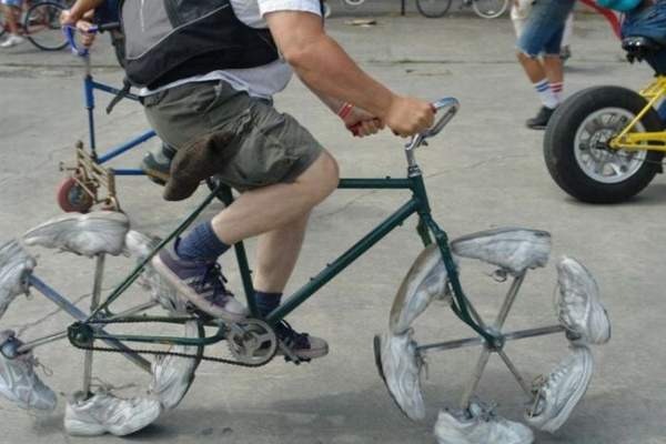 球鞋牌自行车