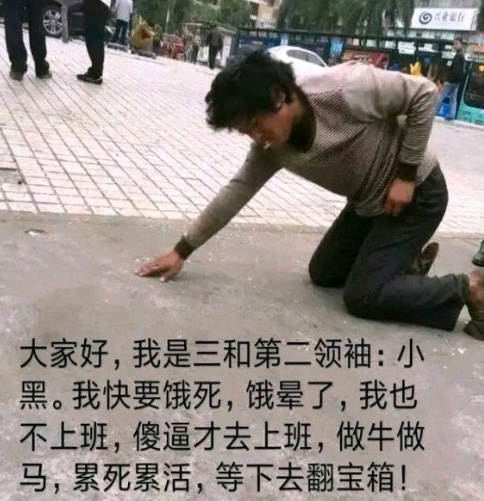 我是三和领袖，饿死也不会去上班，傻逼才去