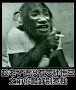 趁老子还没有变孙悟空之前你最好别惹我