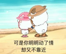 可是你明明动了情却又不靠近