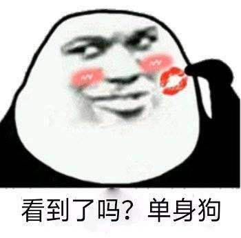 看到了吗?单身狗