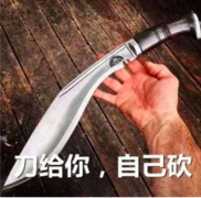 刀给你，自己砍