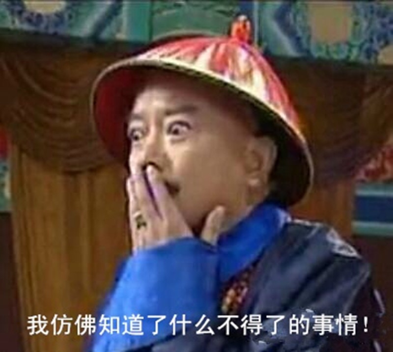 我仿佛知道了什么 不得了的事情！