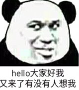 hello 大家好我又来了有没有人想我