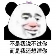 不是我说不过你，而是我还想睡你