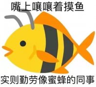 嘴上嚷嚷着摸鱼实则勤劳像蜜蜂的同事
