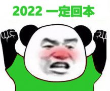 2022一定回本(熊猫头表情包)