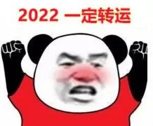 2022一定转运(熊猫头表情包)