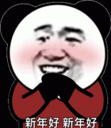 新年好新年好(熊猫头表情包)