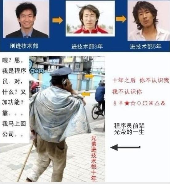 这就是程序员的一生。