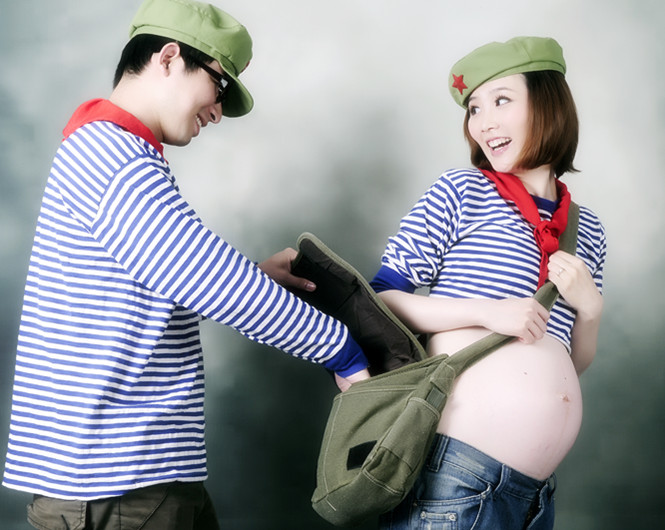 另类搞笑创意摄影孕味十足