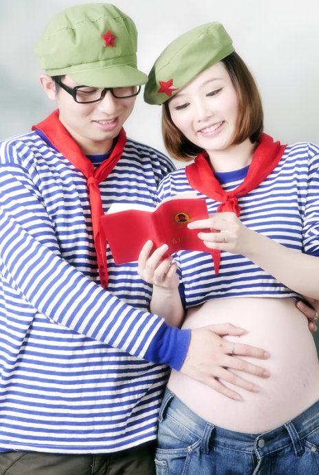 另类搞笑创意摄影孕味十足