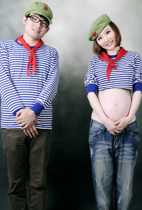 另类搞笑创意摄影孕味十足