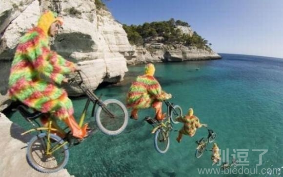 骑着自行车去跨海吧