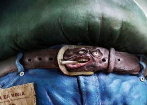 恶搞神图，这个腰带我也是醉了