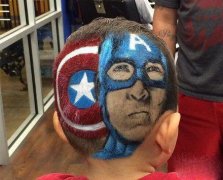 这个美国队长的发型不错哦！