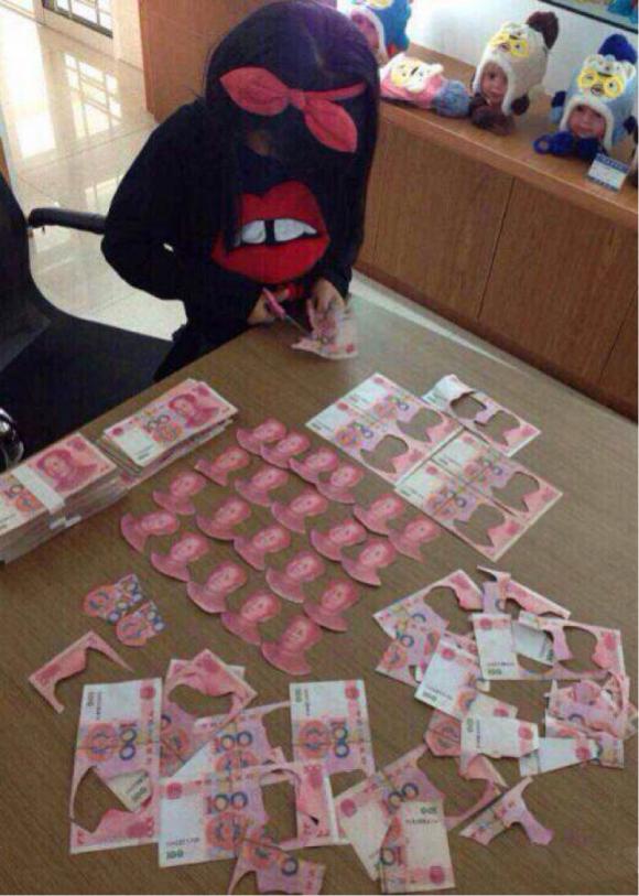 麻麻，你看我剪得好不好呀