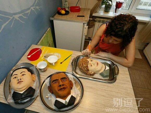 在餐桌上的领导人。 在餐桌上的领导人。