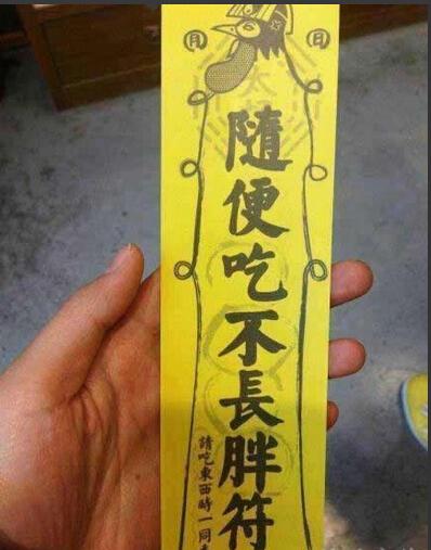 胖妹子求来的符～