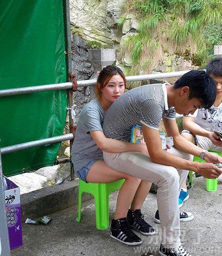 一个强悍的女友。