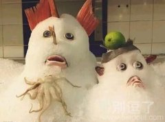 食堂大妈堆的雪人 食堂大妈堆的雪人