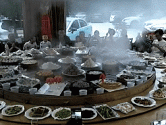 现在的年夜饭是这样的