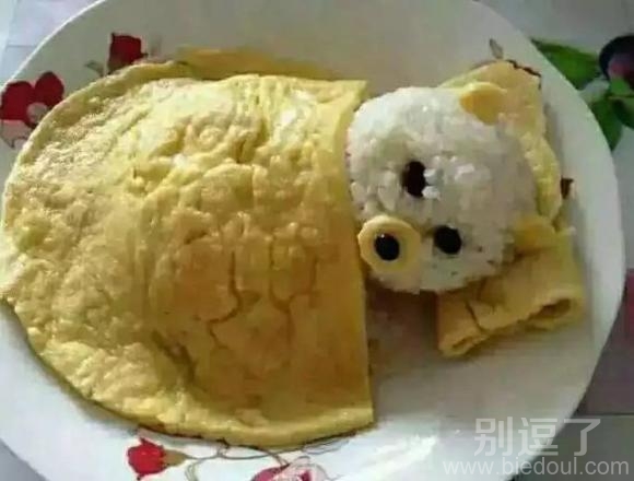 这么萌的饭菜，真心不忍心吃了！