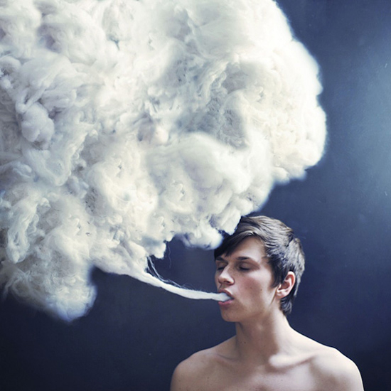 抽烟的风趣幽默搞笑图片