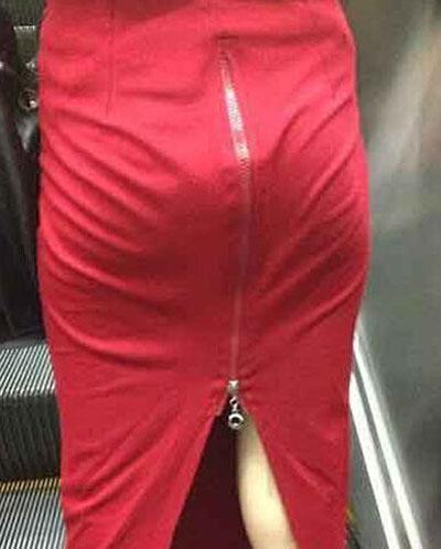 内涵图 ；方便的裙子