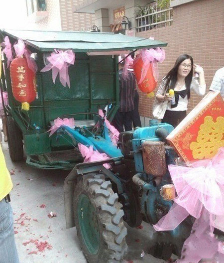 绝对原汁原味的男婚女嫁婚礼现场。