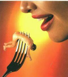 在舌头尖上的美味。 在舌头尖上的美味。