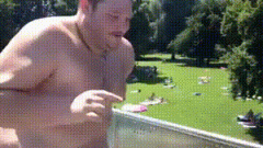 哥们，你应该去参加奥运会啊