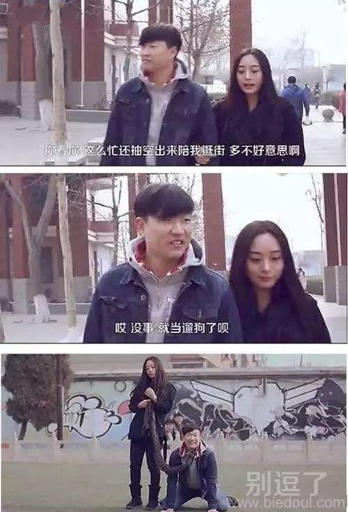 就当是出来遛狗了！
