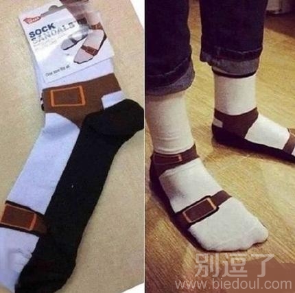 刚看出来，这是双袜子