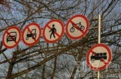 真搞不懂这样子的路牌是几个意思？