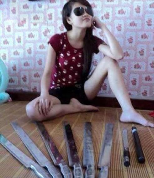 女汉子风范显露无遗