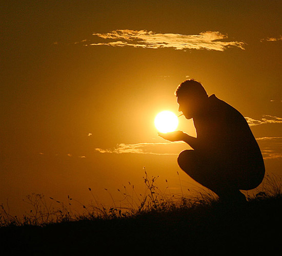 太阳之光,太阳下唯美意境图片