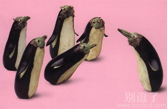 搞笑图片茄子企鹅 搞笑图片茄子企鹅