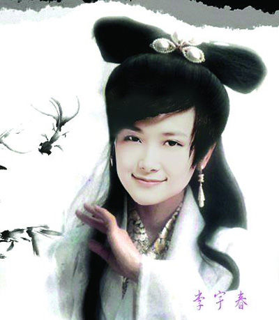 搞笑图片,李宇春也可以很女人,哈哈