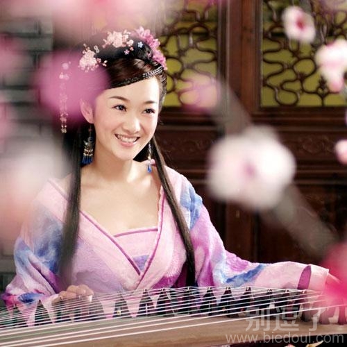 古典美女图，可爱