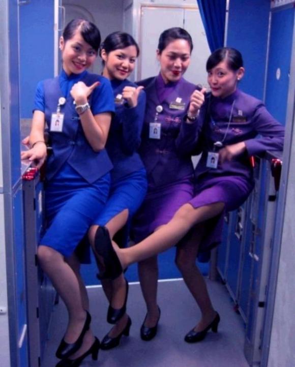 空姐原来也有放送的一面