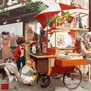 跃然纸上的动态插画作品