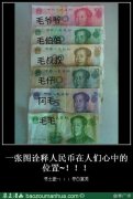 人民币在心中的位置 人民币在心中的位置