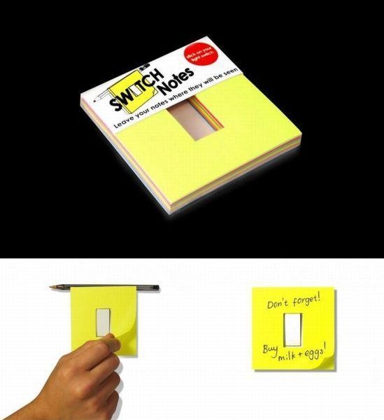 创意开关便签,一物两用 创意开关便签,一物两用