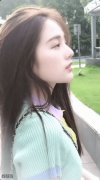 侧颜杀的长发迷人妹纸