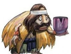 一富婆牵狗散步，路遇乞丐。