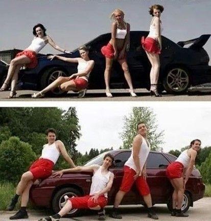 惊艳的四大车模 惊艳的四大车模
