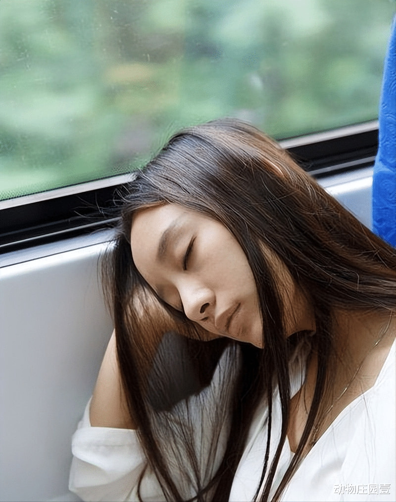 女同事刚上车就睡着了,莫不是昨晚加班累坏了? 女同事刚上车就睡着了,莫不是昨晚加班累坏了?